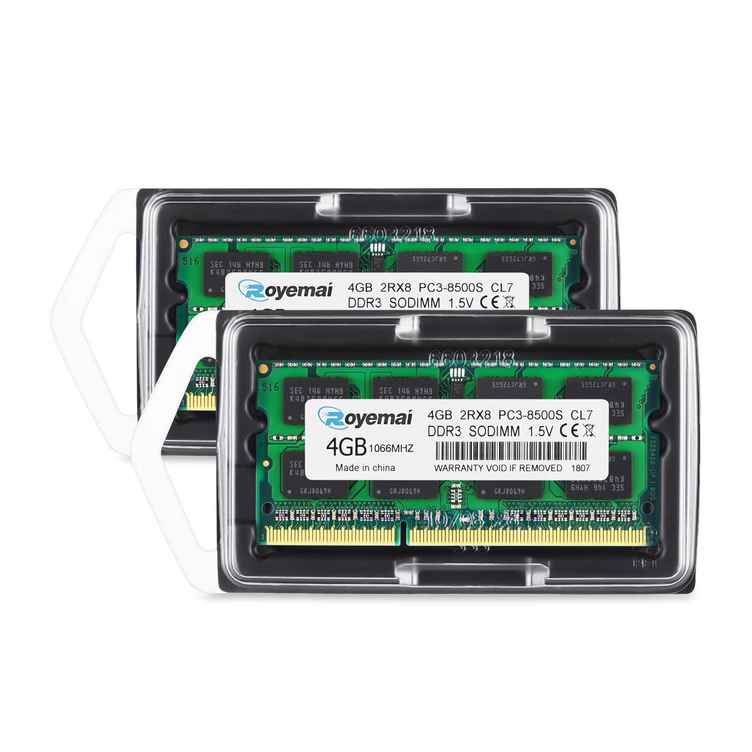 Amazon.com: PC3-8500S DDR3 1066 Kit de 8GB (2x4GB) 1067MHz 1066MHz